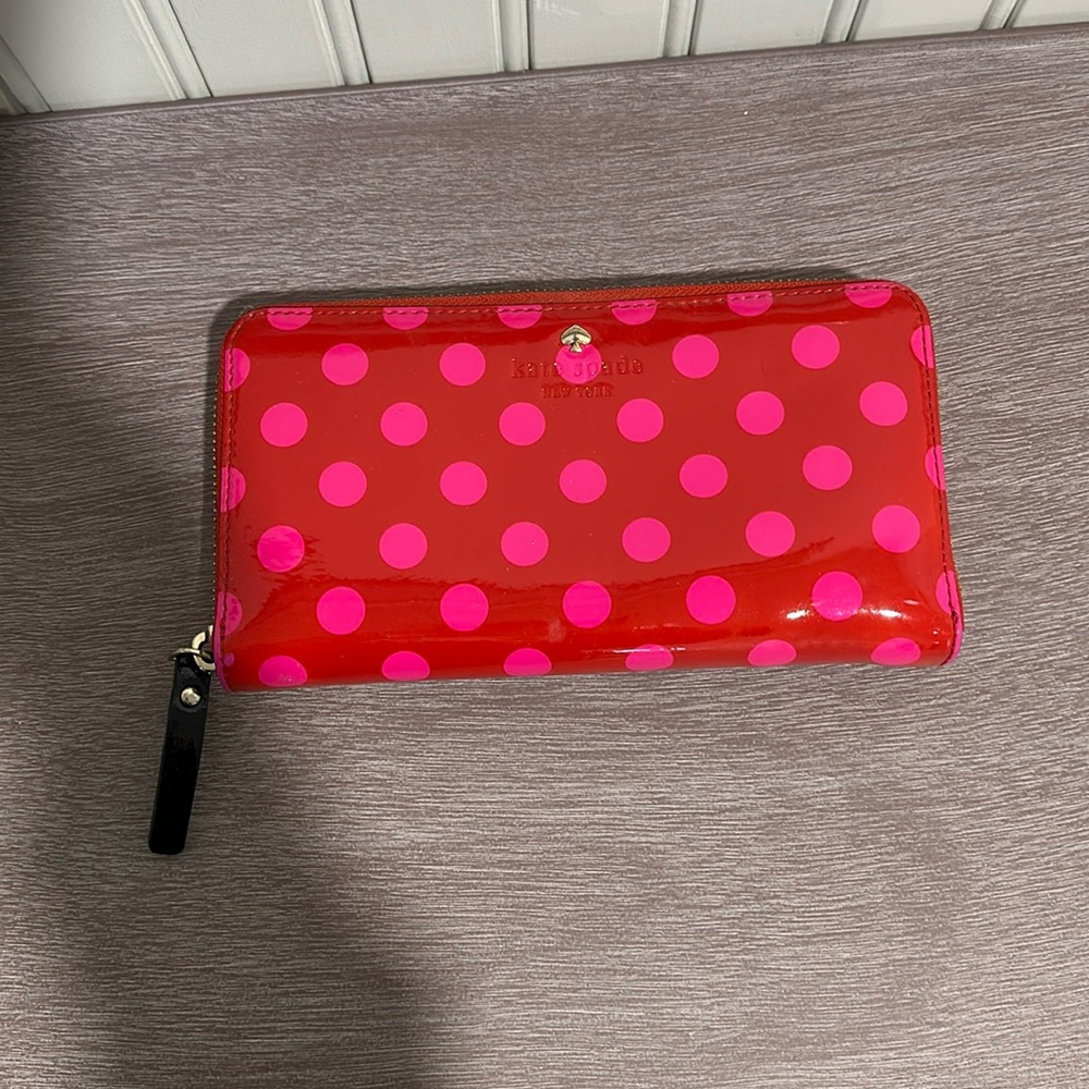 Patent Leather Kate Spade Wallet